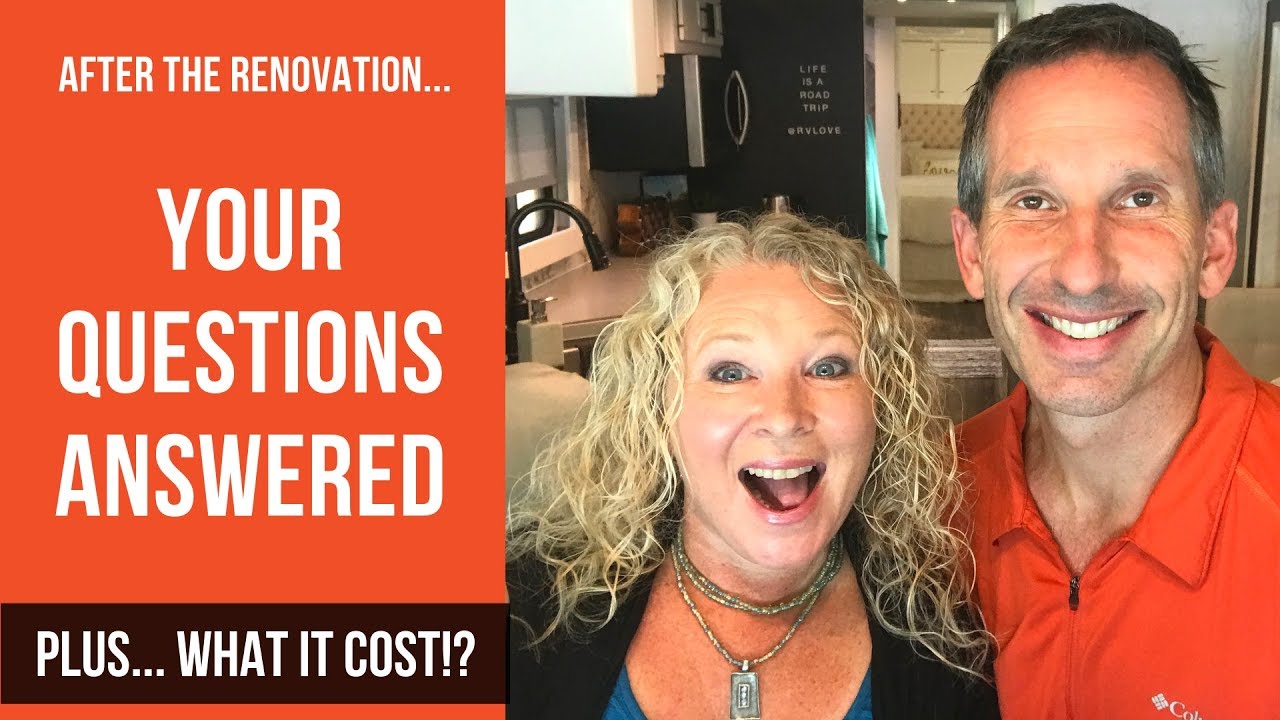 RV Walk Thru Q&A + What it Cost!? | RVLOVE's RV DIY Makeover | Behind The Scenes
