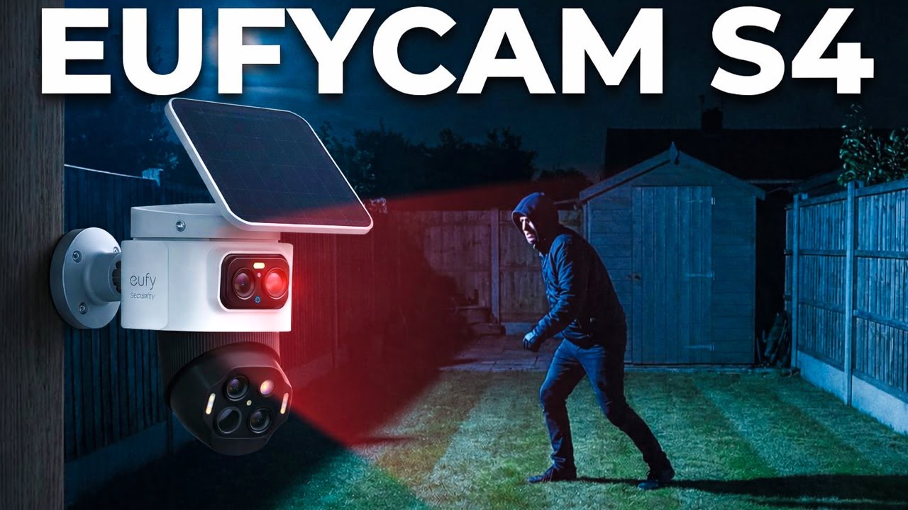 Камера видеонаблюдения EufyCam S4 | Беспроводная камера видеонаблюдения из будущего!