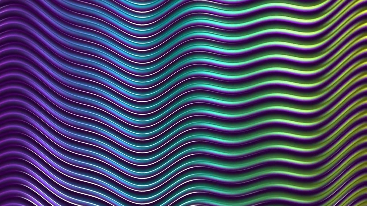 Psychedelic Waves: UHD Abstract Art to Bring Your Screen to Life (30 Min / 4K)
