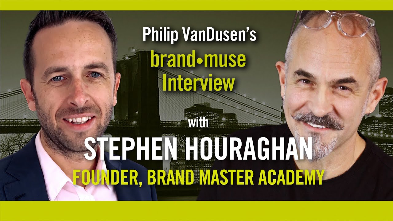 Brand&bull;Muse Interview with Stephen Houraghan, Brand Design Masters Podcast Ep. 23