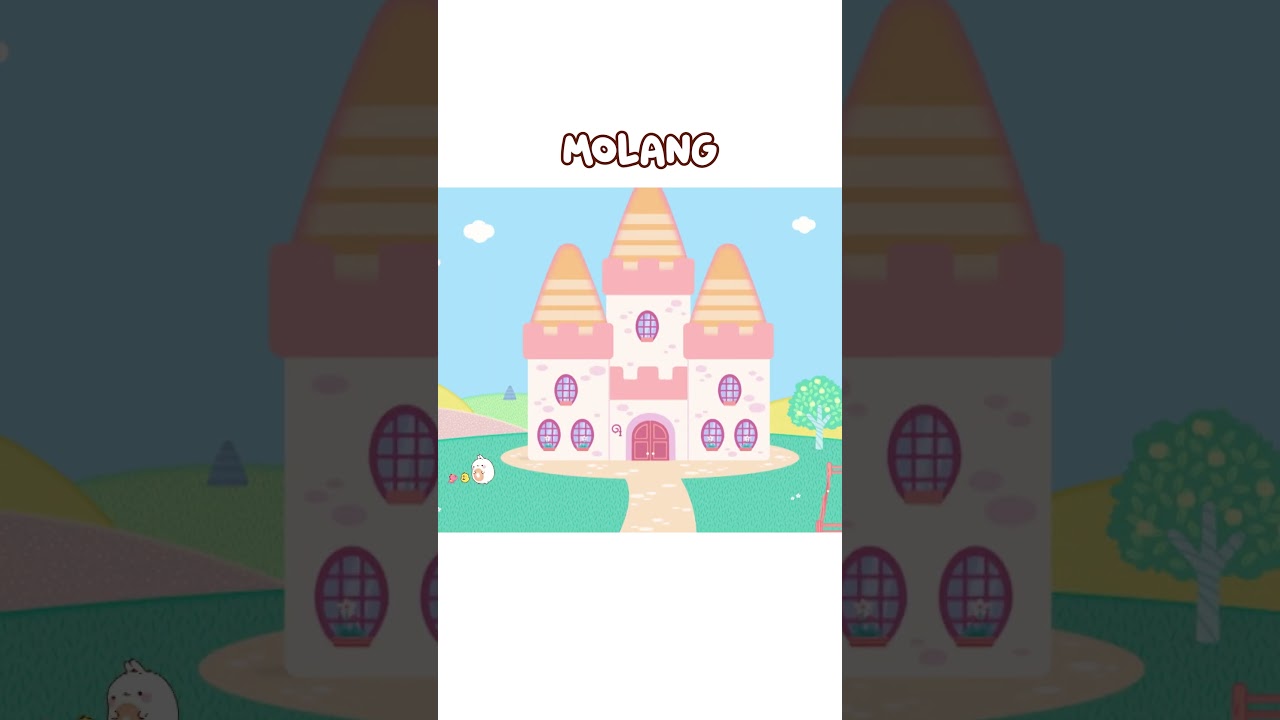 Molang Meets Baby Dragon At His Home #funnycartoon #shorts #animatedadventures