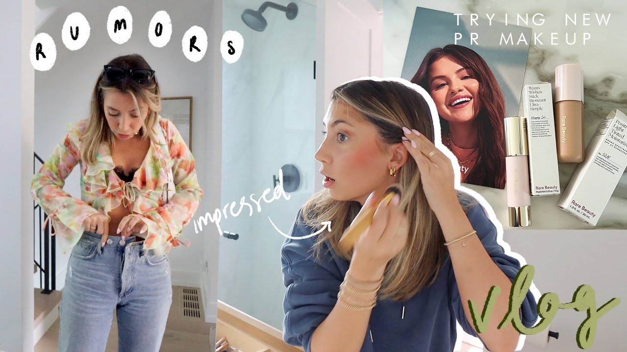 VLOG: trying new makeup (PR haul) & ridiculous rumors….