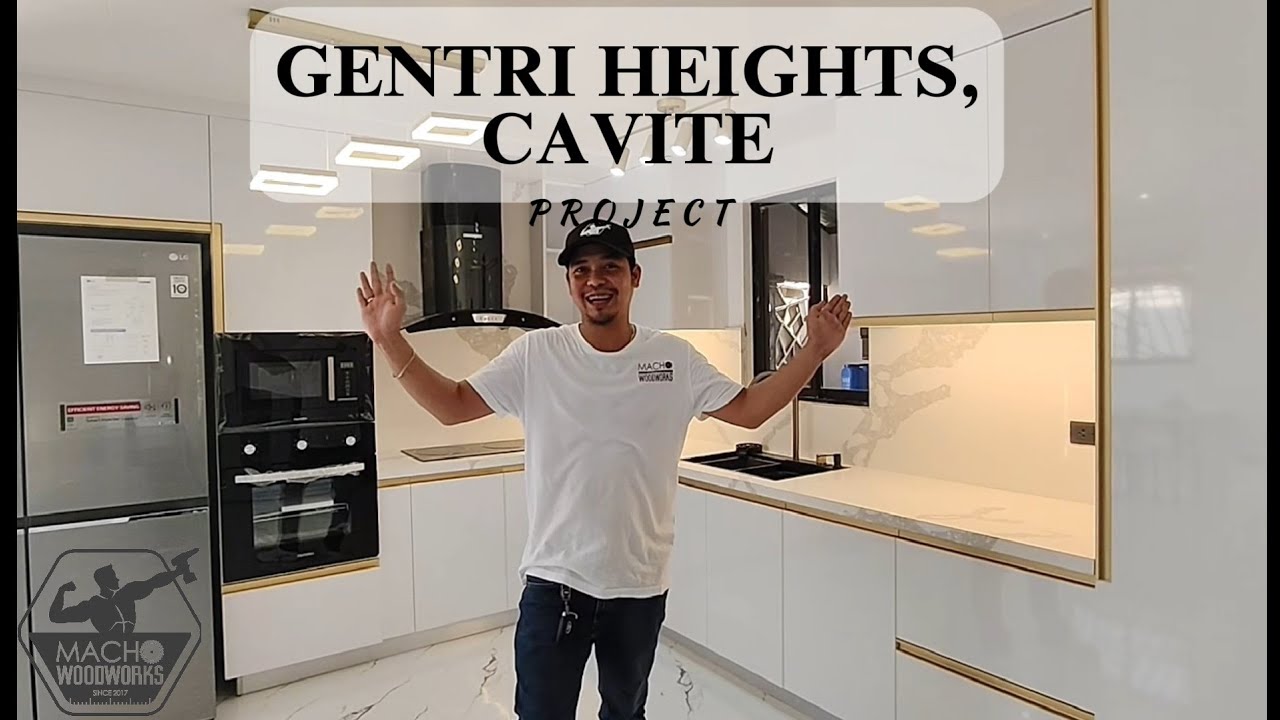 GENTRI HEIGHTS PROJECT ll MODULAR KITCHEN CABINETS BY MACHO WOODWORKS ll BASIC L-TYPE KITCHEN