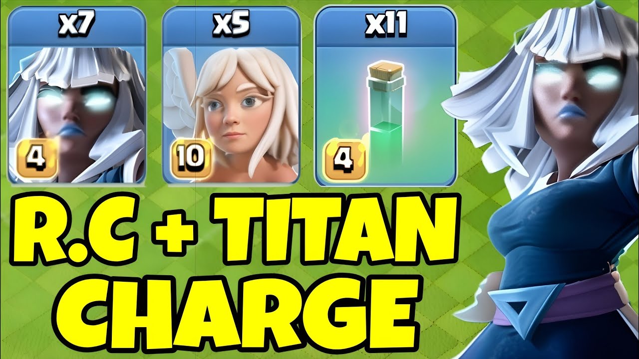 Unstoppable !! TH17 RC Charge Electro Titan + Healer SMASH Legend League Attacks ( Clash of clans )