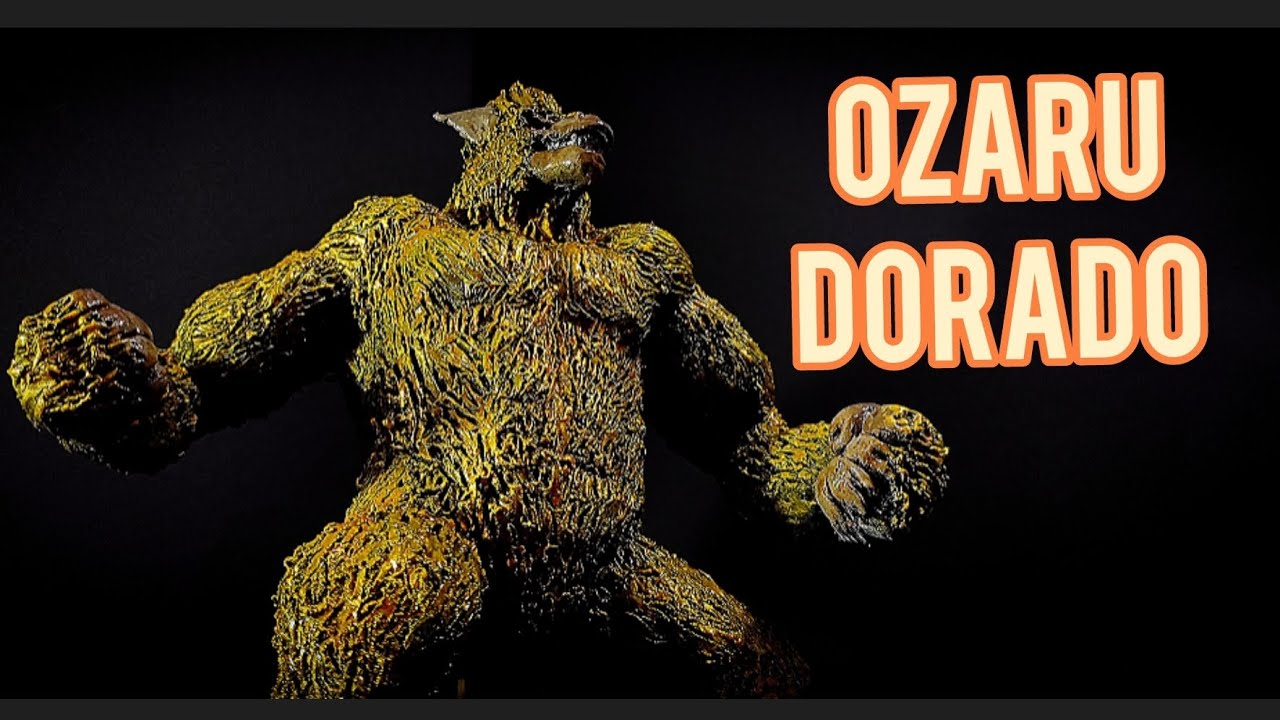 Como hacer un OZARU DORADO (con pasta de modelar)