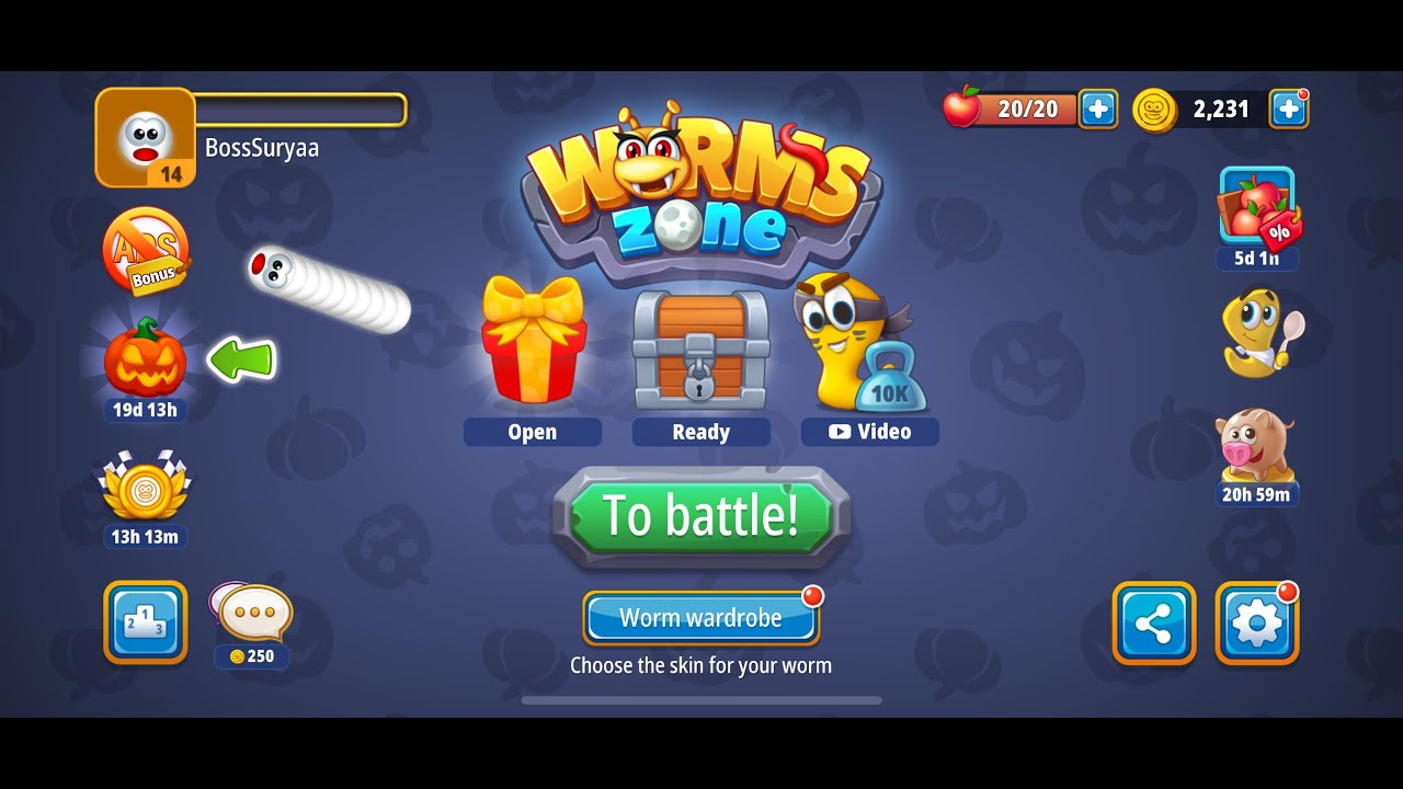 Worms Zone Grinding 
#BossSuryaa #trending #viral