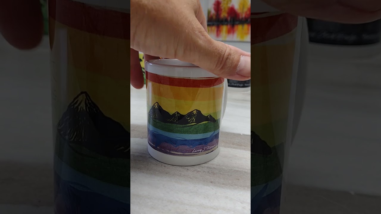 New Merch! From my painting "Mountain Memories" For ordering info - art4all@usfamily.net