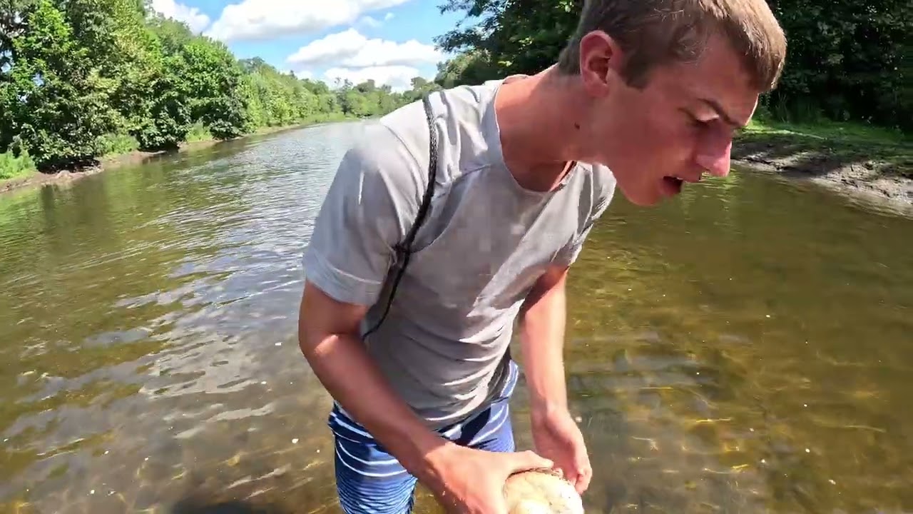 AMAZING Ohio River - Treasure Hunting and Snorkeling! Bottles, Artifacts, Marbles and more!