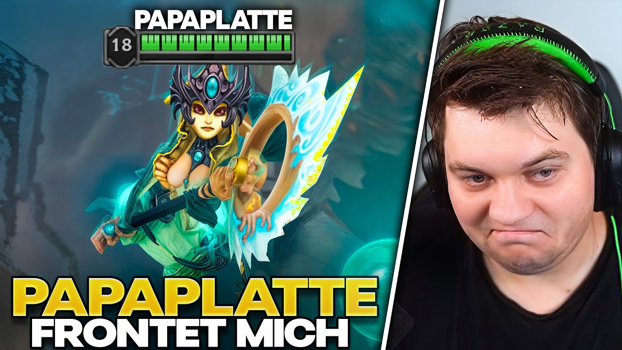 Papaplatte flamet mich in League Of Legends!