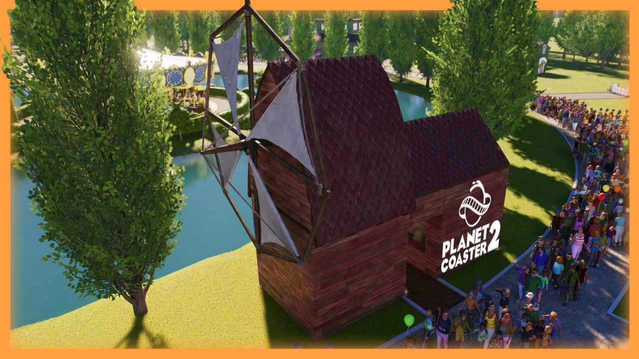 Wikinger Mühle selbst erstellt 🎢 PLANET COASTER 2 #058