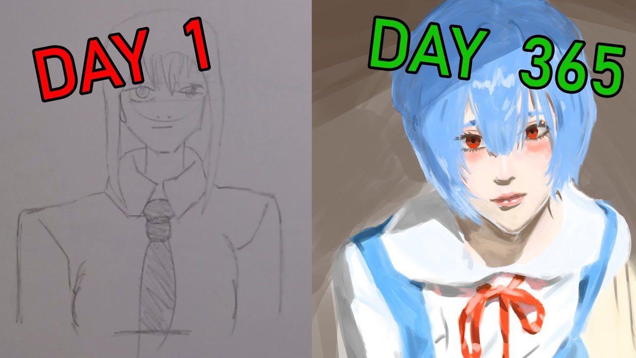 I Drew Every Day for a YEAR!!!