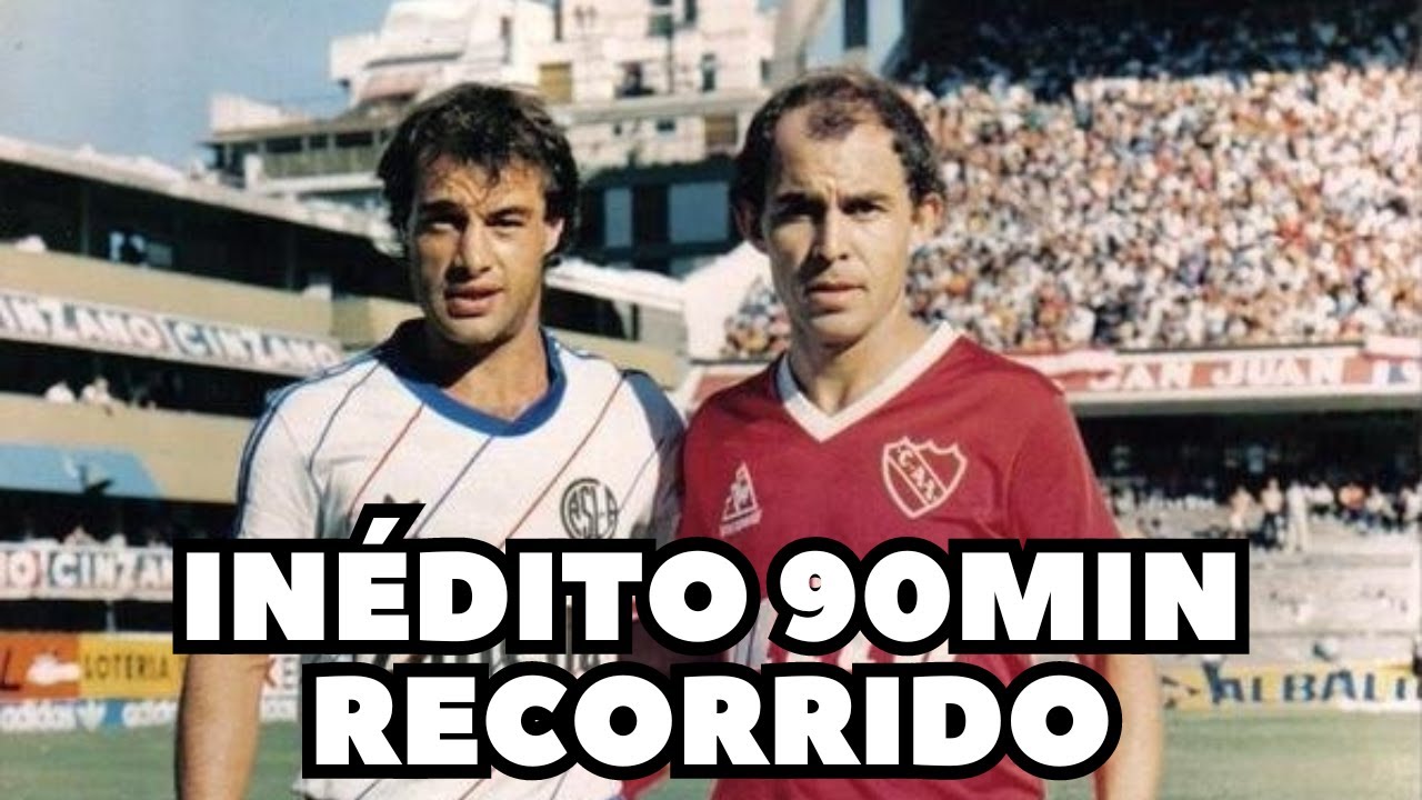 INÉDITO SAN LORENZO 2-1 INDEPENDIENTE Campeonato 1986/87 Recorrido x fecha 28