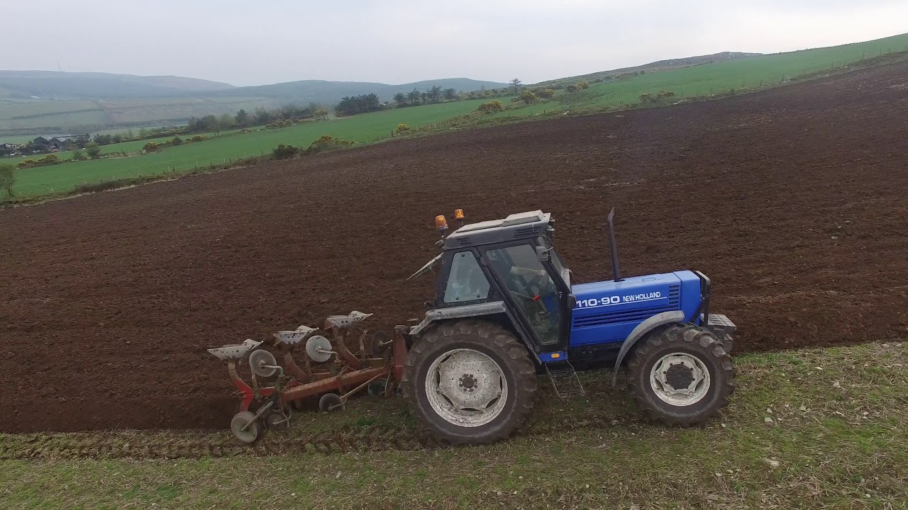 Fiat 110-90 Ploughing 2019 | +sound