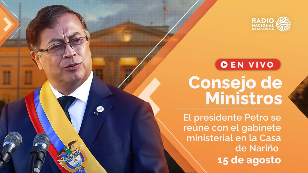 En vivo🔴Transmisión del Consejo de Ministros, liderado por el presidente Petro en la Casa de Nariño