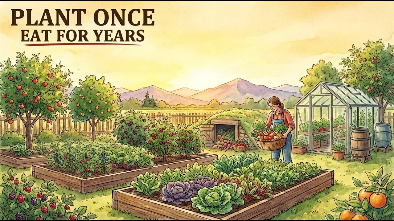 Plant Once Harvest Forever With This Simple Backyard Survival Food System