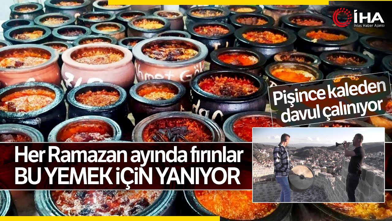 Fırında 8 Saatte Pişen Keşkek İftar Soflarını Lezzetlendiriyor