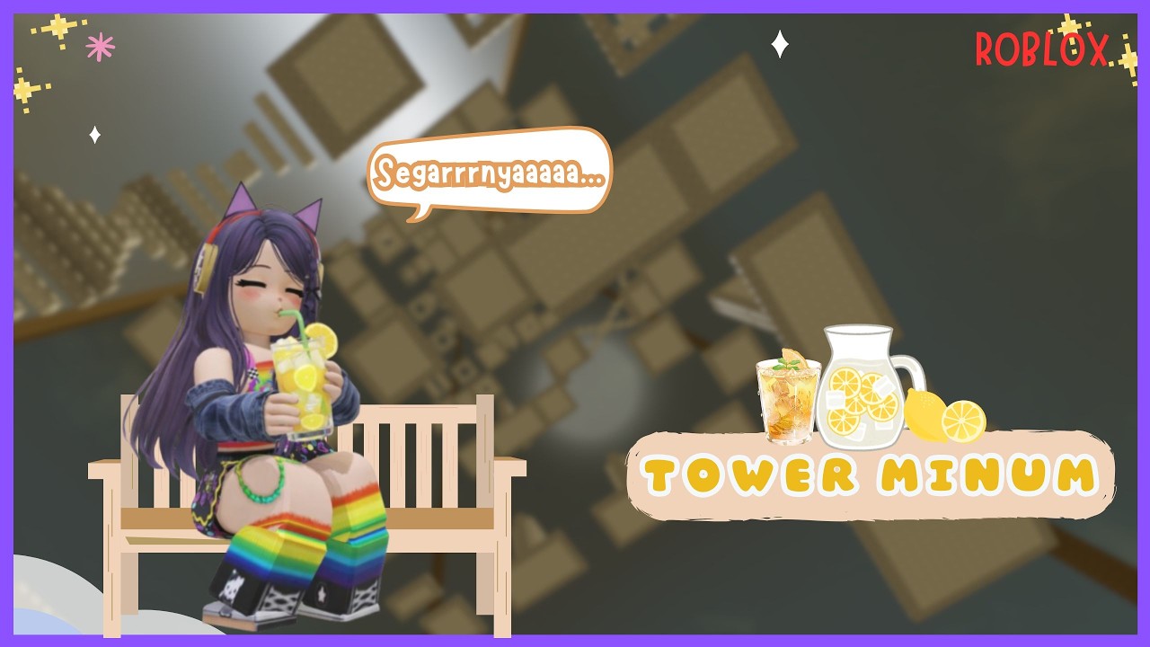 Ahh Segarnyaaa... TOWER MINUM #robloxindonesia