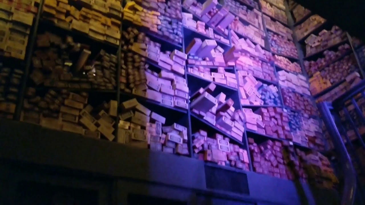 The wand experience at Olivander's in Hogsmeade at Universal Studios.