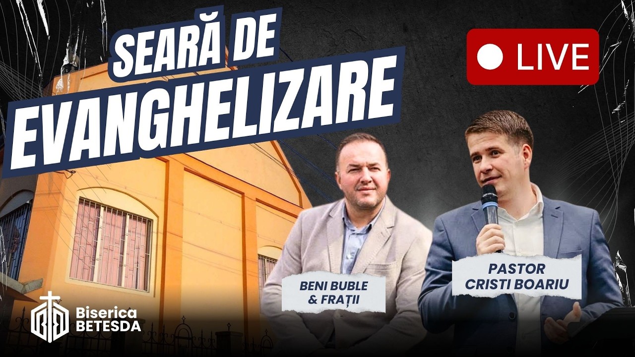 Miercuri seara l 18 februarie 2026 | Evanghelizare | Cristi Boariu