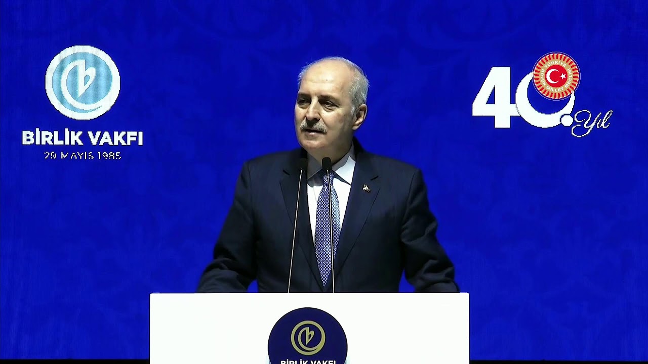 TBMM Başkanımız @NumanKurtulmus, Birlik Vakfı 40. Kuruluş Yıl Dönümü Programı'nda konuşuyor