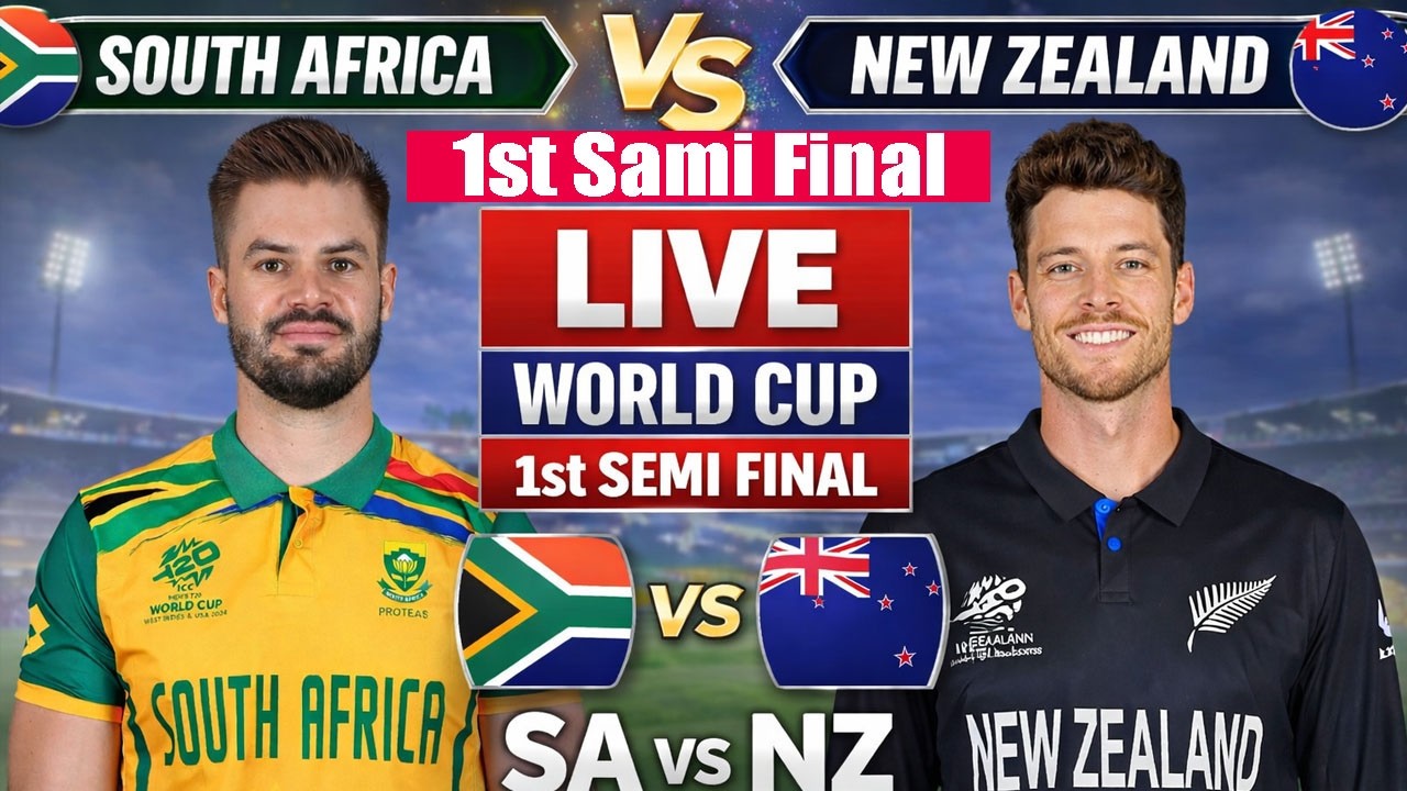 🛑Live SA Vs NZ T20 WC Match | Live Cricket MatchToday| NZ vs SA Semi Final T20 2nd inning #livescore