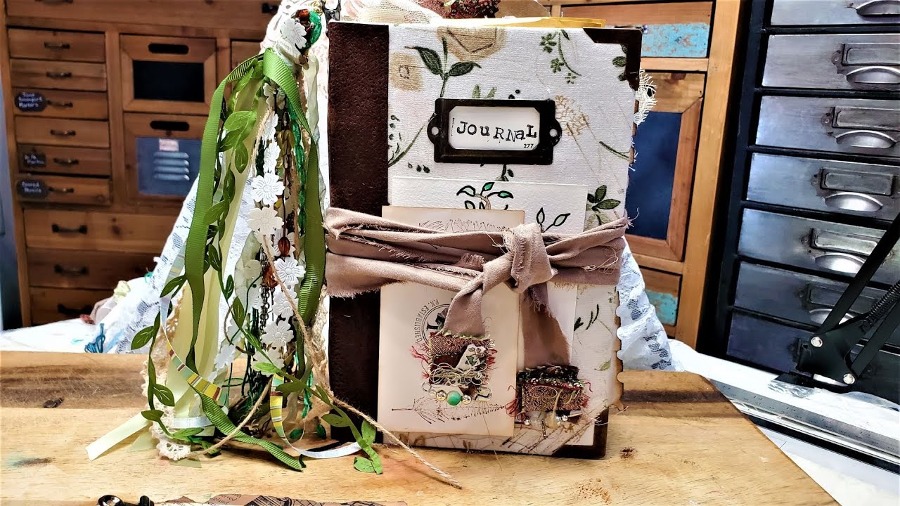 Junk Journal! Junk Journal Flip Through Nature Journal Botanical Journal Paper Outpost! :)
