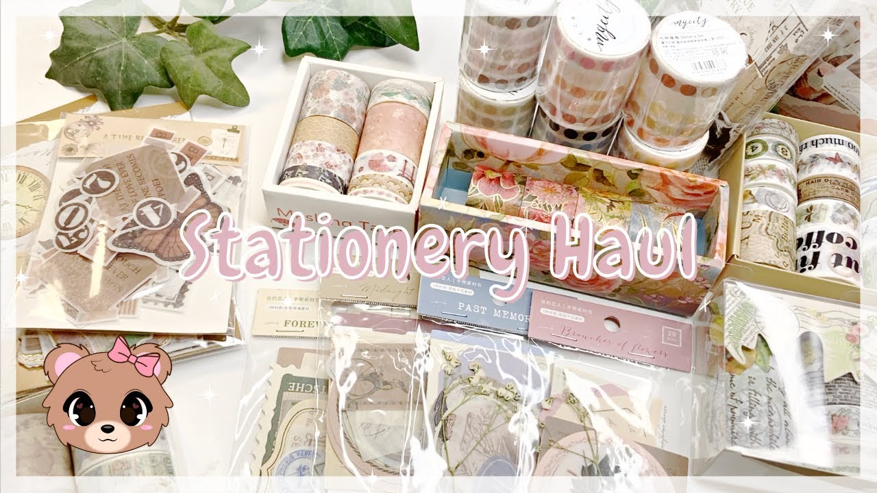 ☁️ Amazon Stationery Haul | Cute & Affordable Stationery (Vintage Stickers, Washi Tape and MORE!)