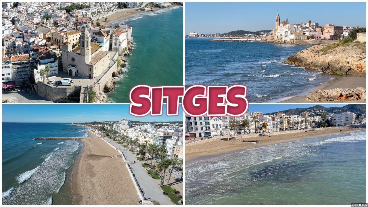 SITGES 🇪🇸 SPAIN 2025 | by drone [4K]