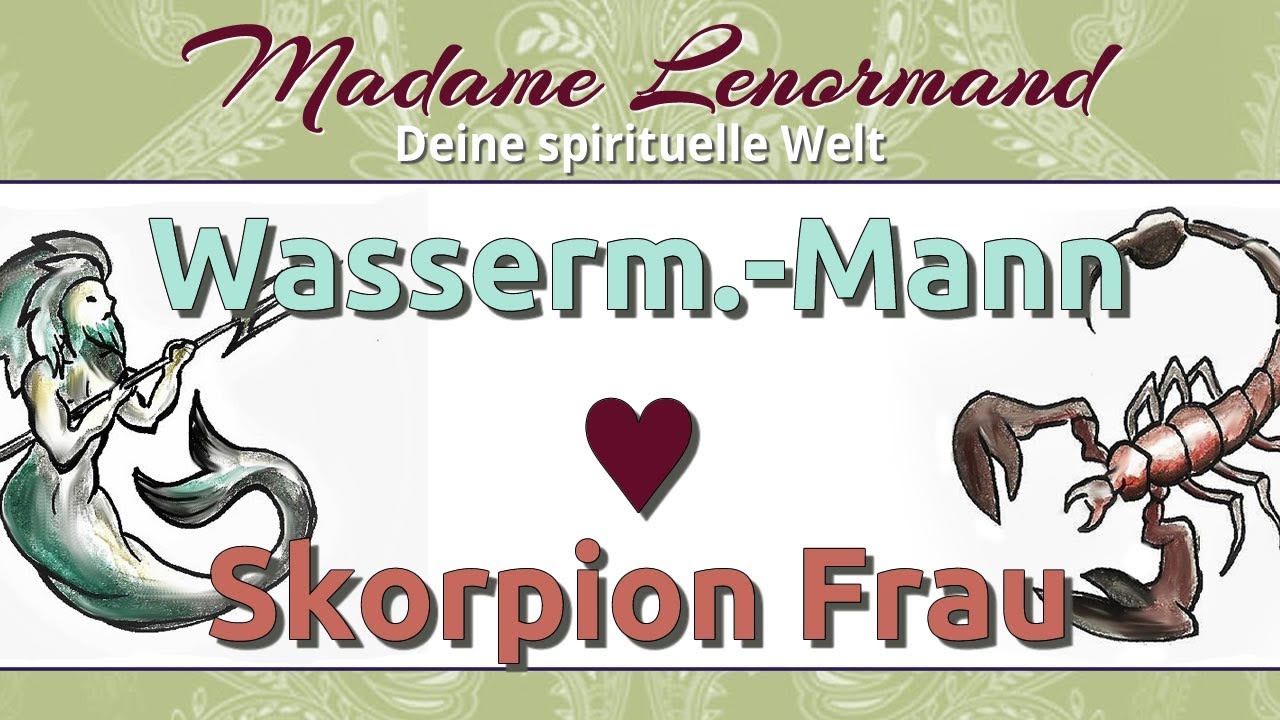 Wassermann Mann & Skorpion Frau