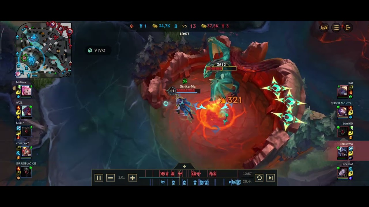PENTAKILL  con Smolder ADC. Full partida. 
