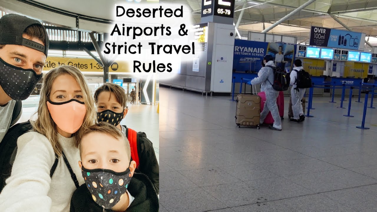 AIR TRAVEL WITH KIDS DURING A PANDEMIC | A WALK THROUGH STANSTED AIRPORT AND OUR FLIGHT EXPERIENCE