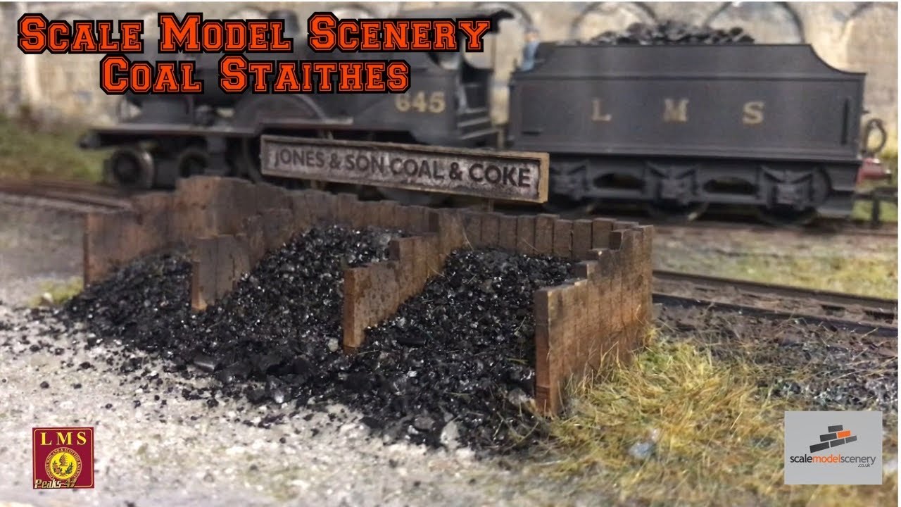 Scale Model Scenery - Coal Staithes - Model Railway