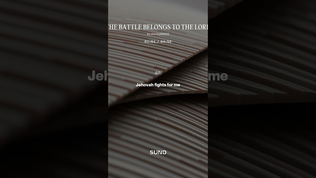 THE BATTLE BELONGS TO THE LORD