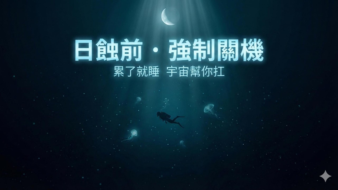 ⚠️ 能量警報：土星換座＋黑月來襲。若你感到莫名沈重、想哭、只想躲起來... 請聽這集 (深層神經修復)