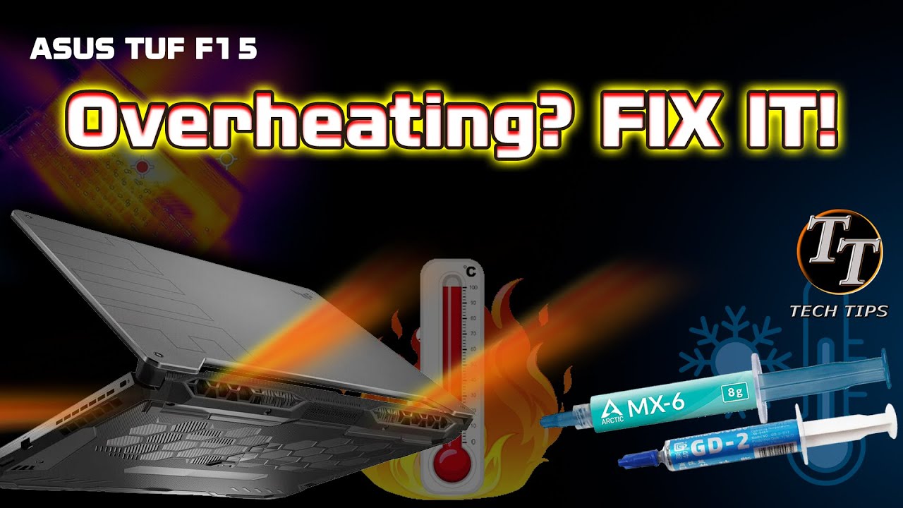 ASUS TUF F15 FX506HEB  | Full Disassembly + Thermal Paste & Pad Replacement + Fan Cleaning