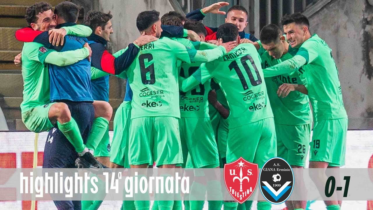 HL 14ª giornata Triestina-GIANA 0-1