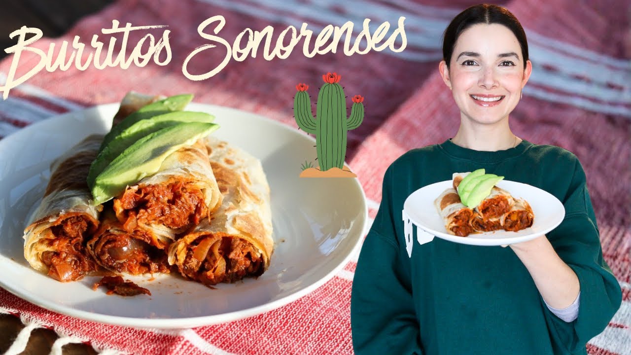 Burritos SONORENSES de CARNE CON CHILE