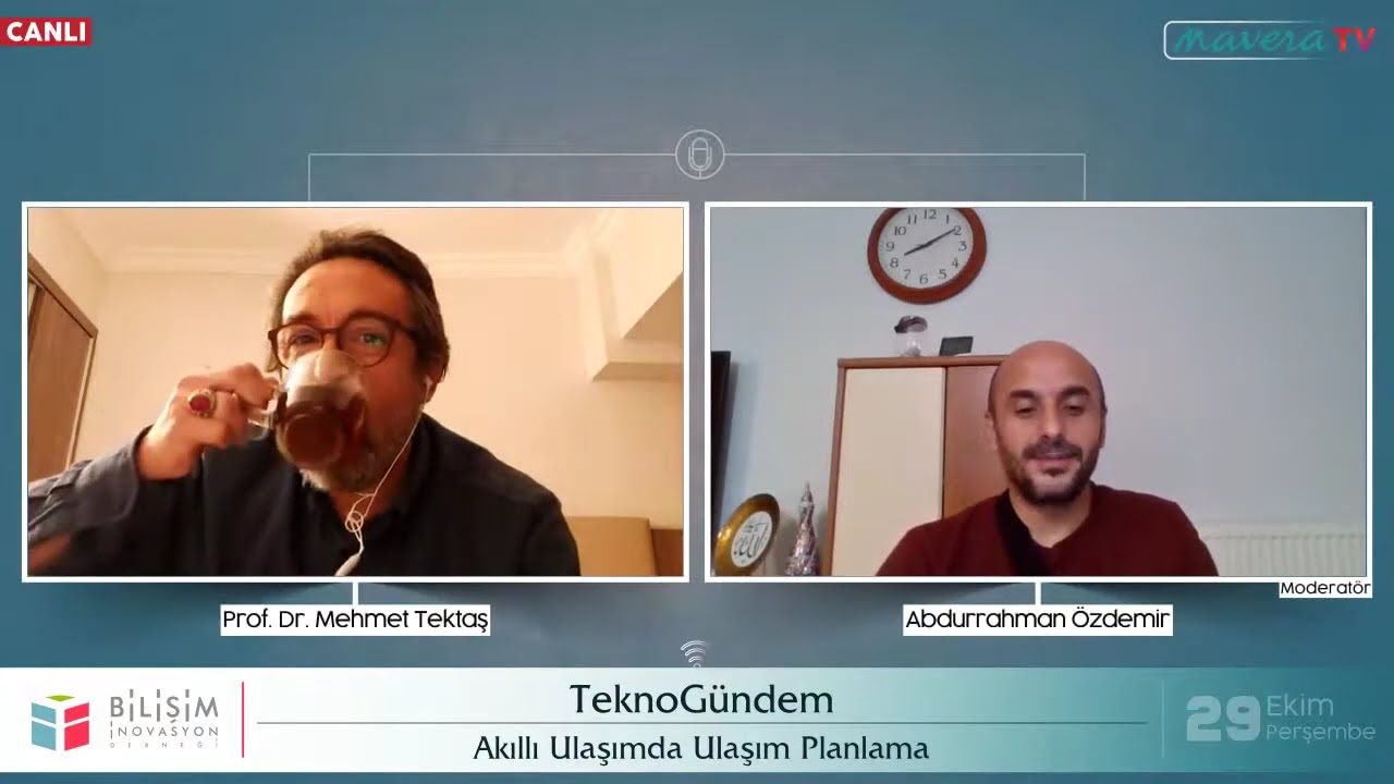 Prof. Dr. Mehmet Tektaş - Akıllı Ulaşımda Ulaşım Planlama