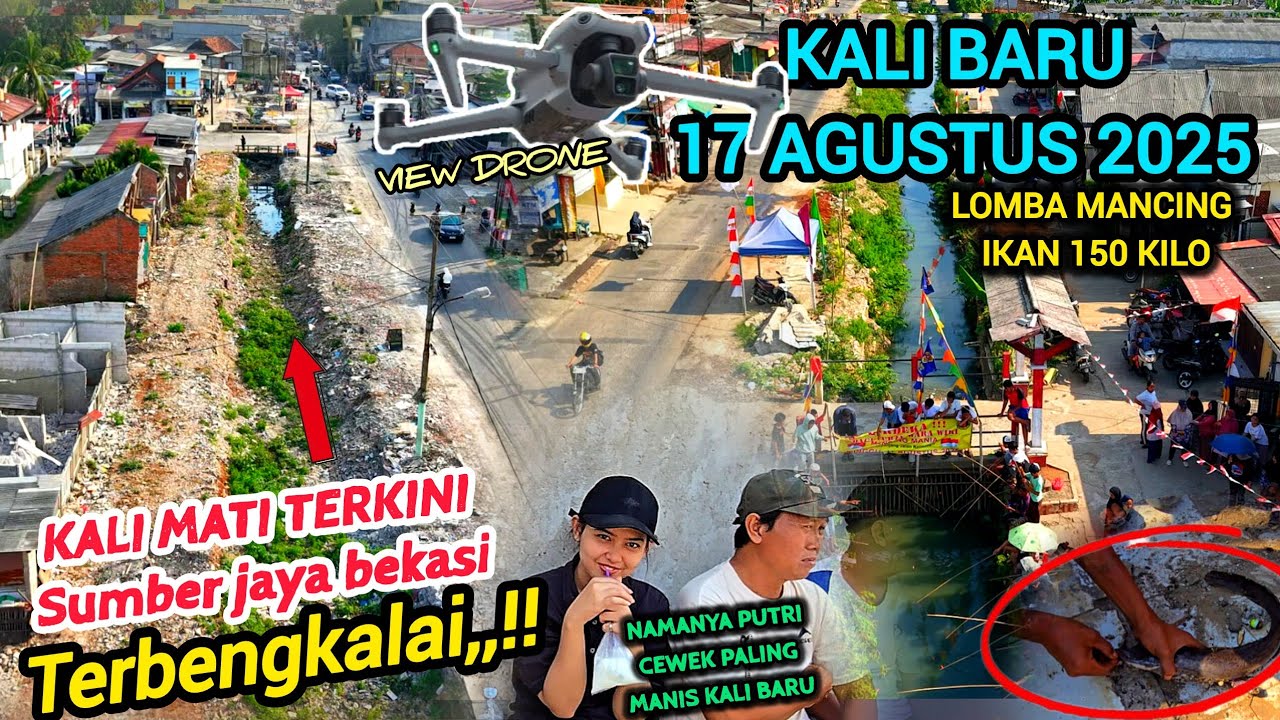 LUAR BIASA BERSIH KALI BARU SEKARANG , BERBANDING DENGAN KALI MATI🤦‍♂️ TAK TERAWAT❗️INI FAKTANYA