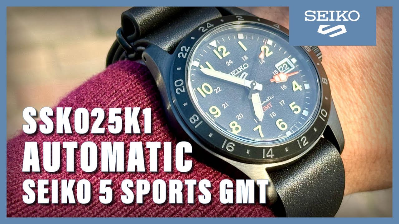 Unboxing The Seiko 5 Sports GMT SSK025K1