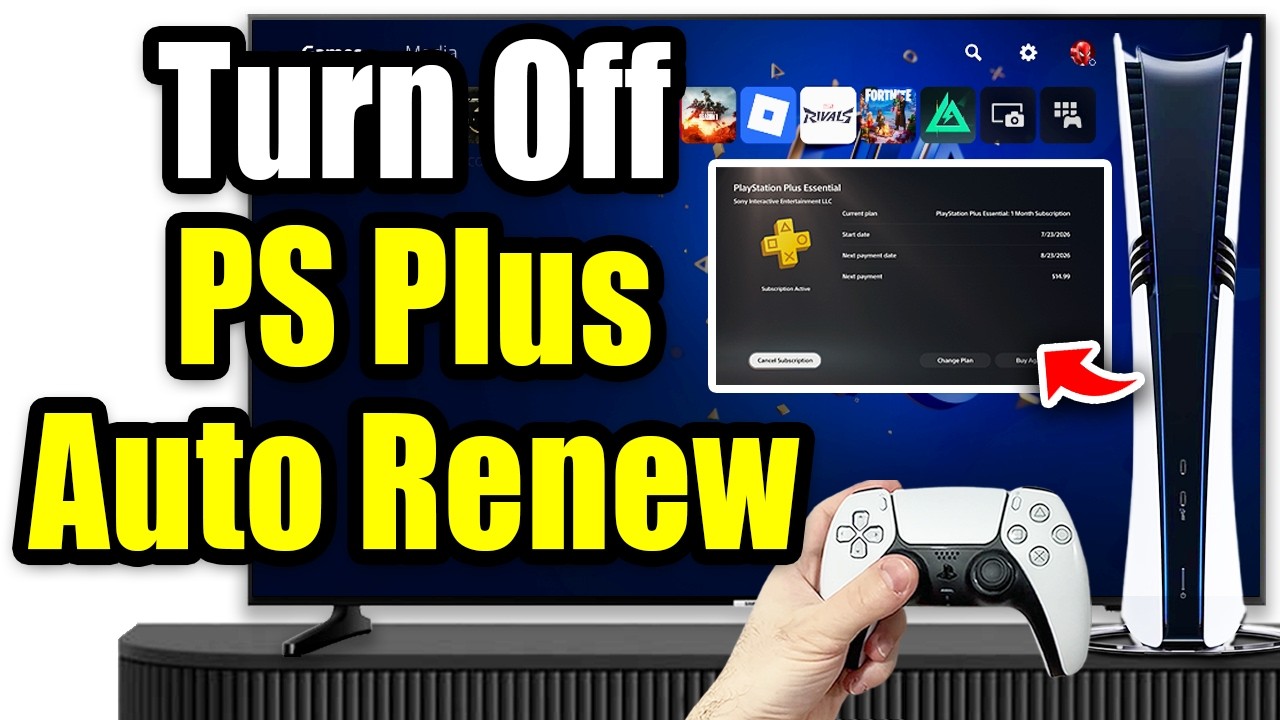 Как отключить автопродление PlayStation Plus на PS5