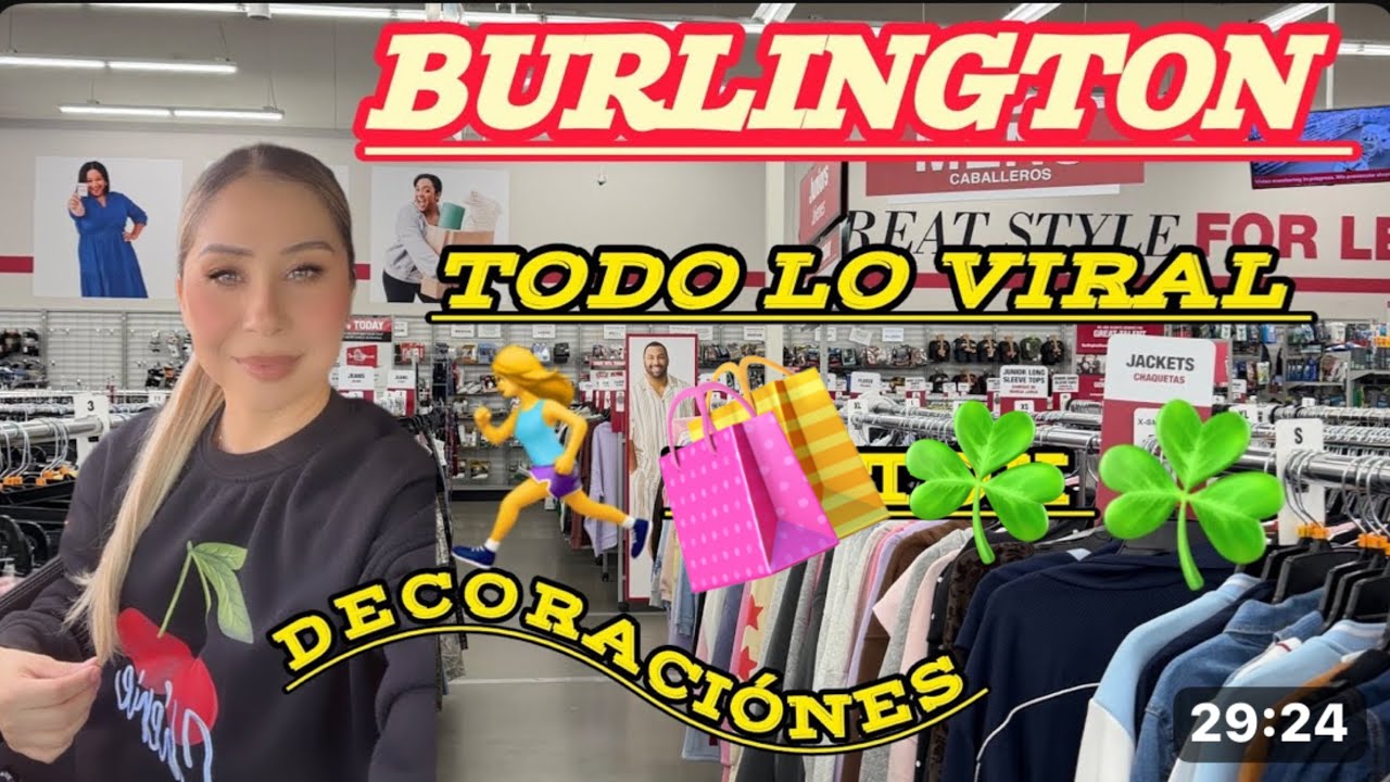 DECORACIÓNES*LLENA para este calorcito🥵 y productos 10 de 10 en Burlington 