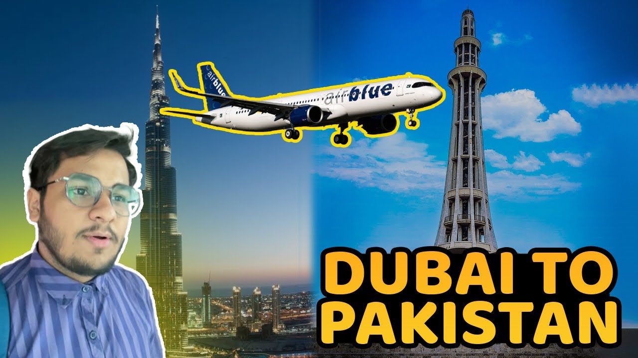 Dubai 🇦🇪 to Pakistan 🇵🇰 Airblue flight review ✈️  VLOG
