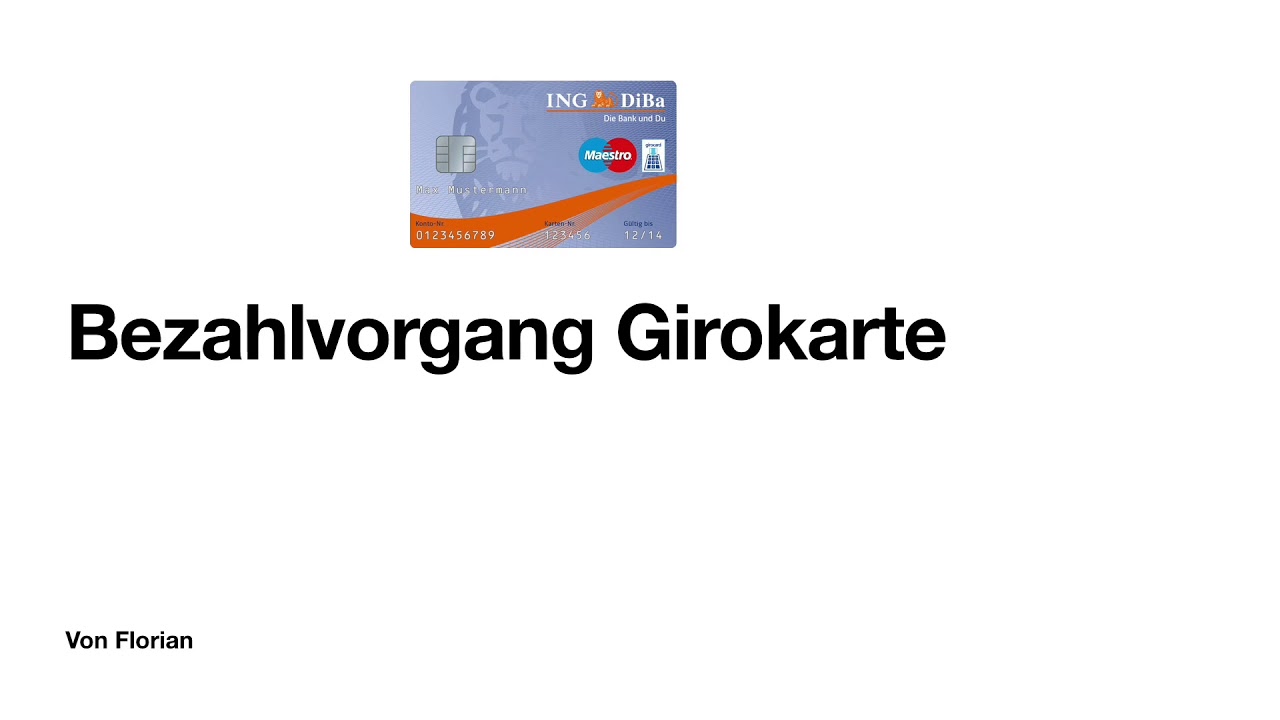 Bezahlvorgang Girokarte