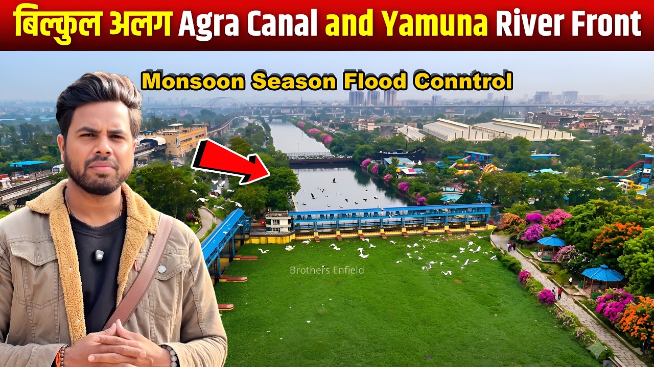 Delhi Yamuna Riverfront & Agra Canal Latest Update | Okhla Bird Sanctuary in Monsoon |Stunning Views