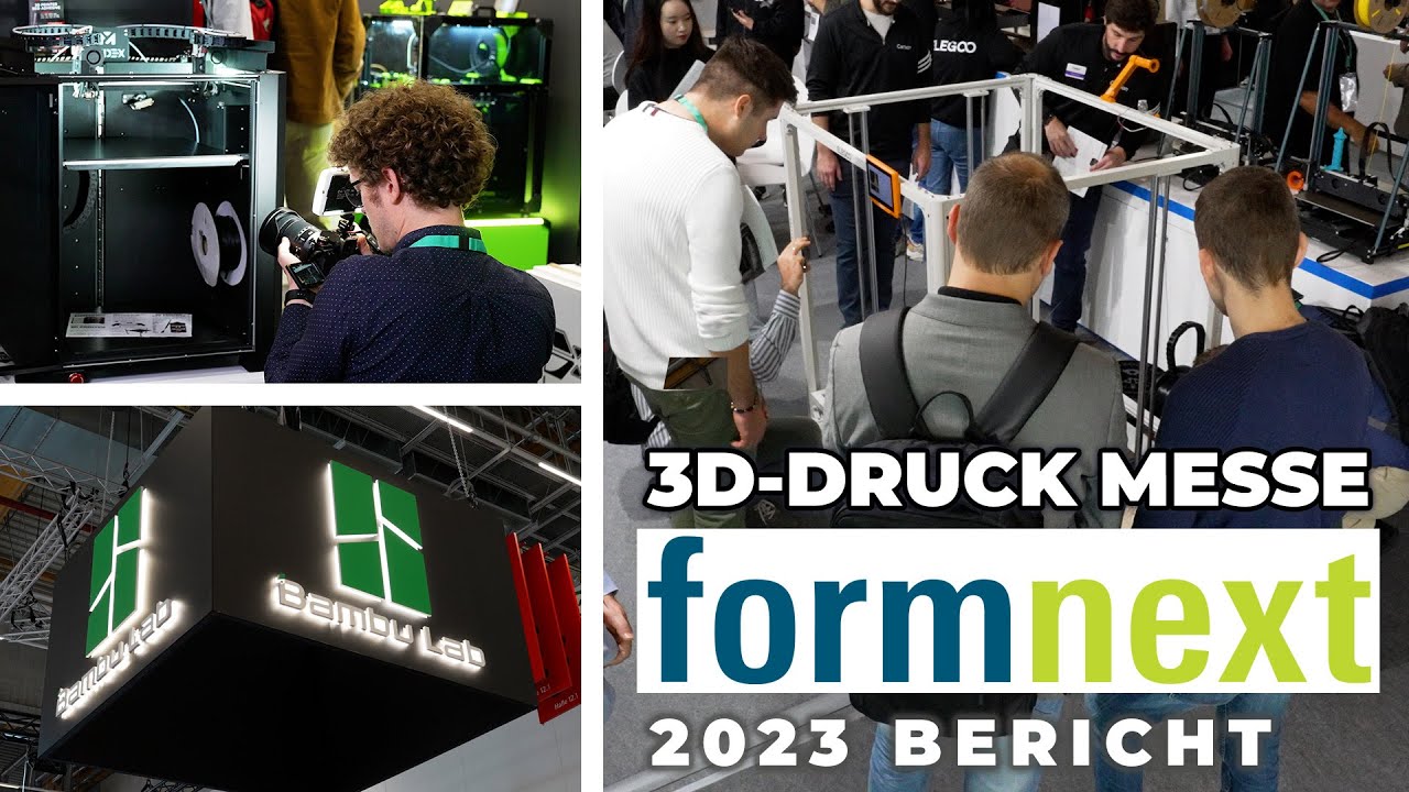 FORMNEXT 2023 | HIGHLIGHTS, OrangeStorm GIGA, Prusa HT90 & MESSE-TOUR!