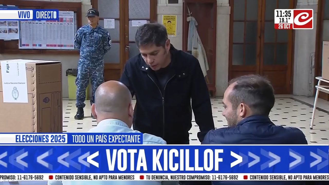 As&iacute; votaba Axel Kicillof: 