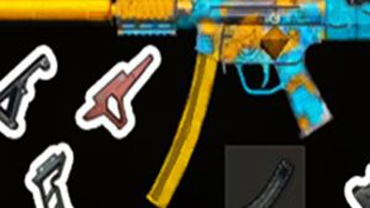 绝地求生：MP5K的握把枪托推荐！枪械测评介绍！ 绝地求生：MP5K的握把枪托推荐！枪械测评介绍！#绝地求生 #游戏 #搞笑 #游戏日常 #2023鸡斯卡星火计划