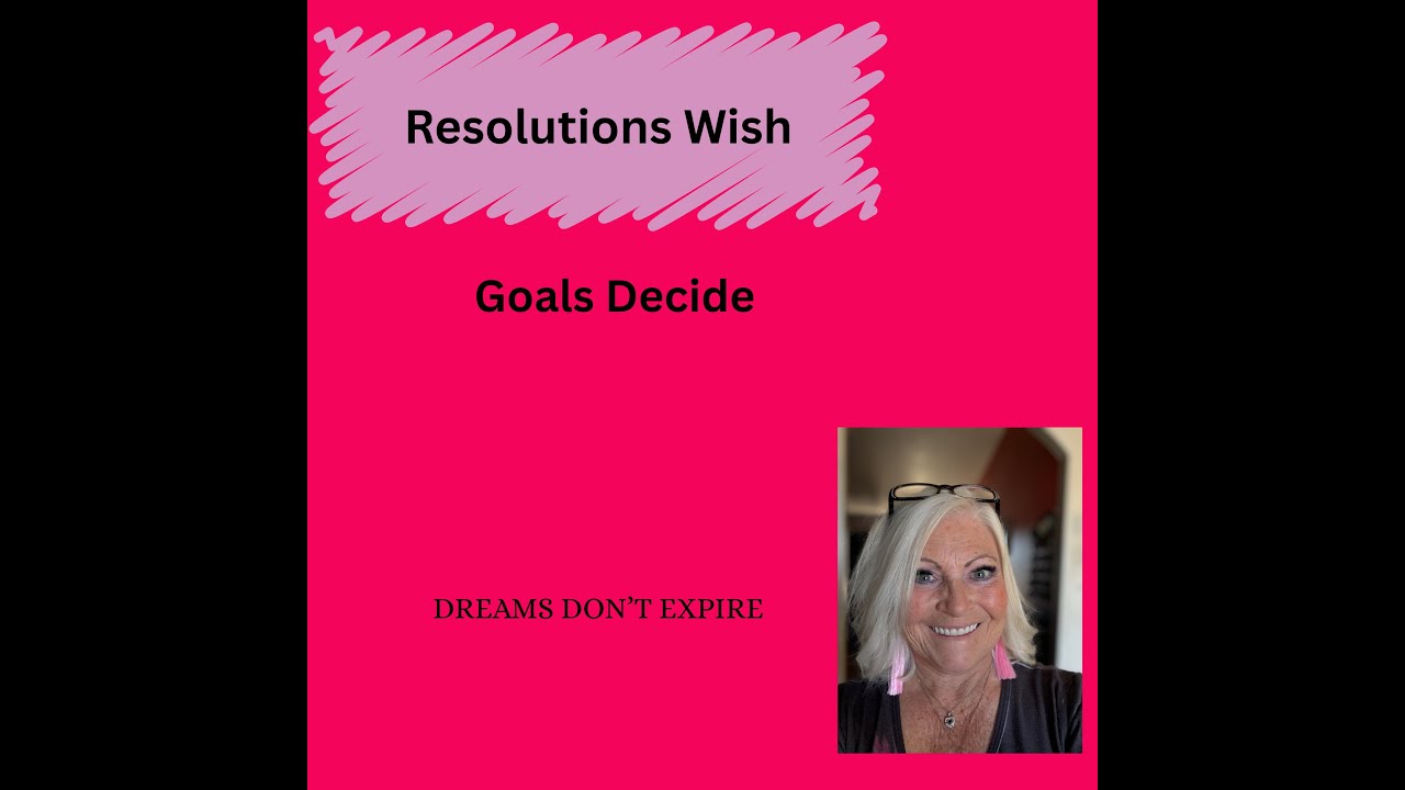 Resolutions Wish Goals Decide