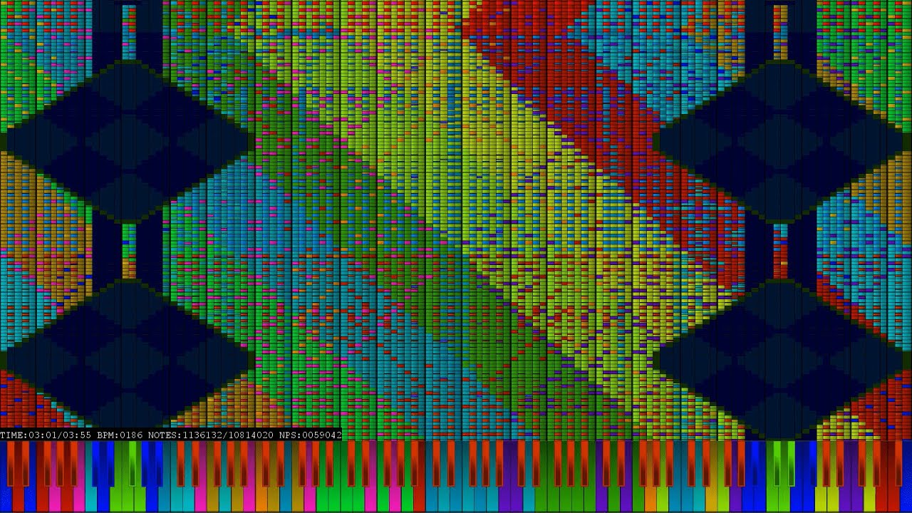 [Black MIDI] Maher Zain - Rahmatun Lil 'Alameen (10,814,020 Notes)